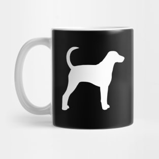 White American Foxhound Silhouette Mug